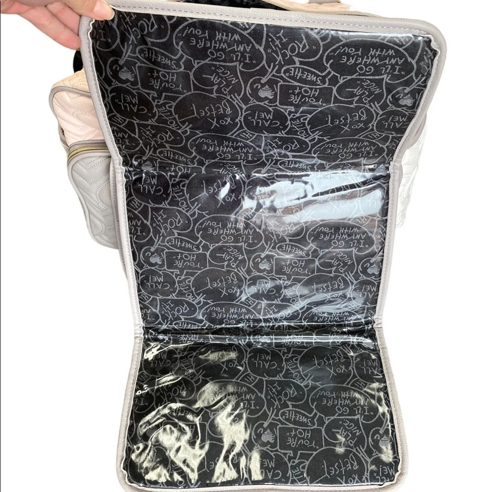 Betsey Johnson Diaper Bag with Changing Pad